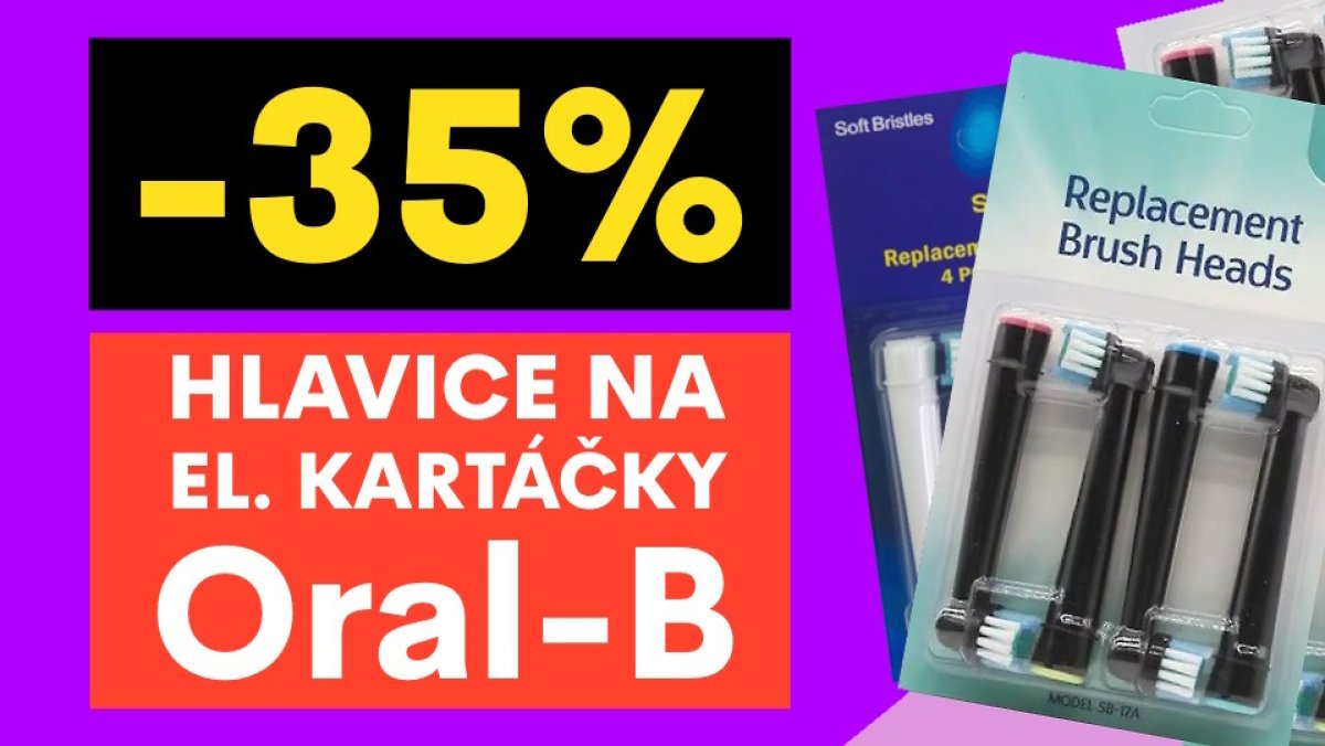 NÁHRADNÍ HLAVICE NA EL. ZUBNÍ KARTÁČKY ORAL-B