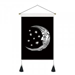 Tapiserie se střapci 35x50 cm, nástěnná dekorace DARK 3 Tapiserie se střapci 35x50 cm, nástěnná dekorace DARK 3