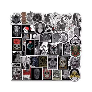 50 ks barevných samolepek na skateboard, snowboard, notebook, kytaru, ap., materiál vinyl, laminovaný povrch, odolné vůči vyblednutí, voděodolné. HELL STICKERS 50 ks barevných samolepek na skateboard, snowboard, notebook, kytaru, ap., materiál vinyl, laminovaný povrch, odolné vůči vyblednutí, voděodolné. HELL STICKERS