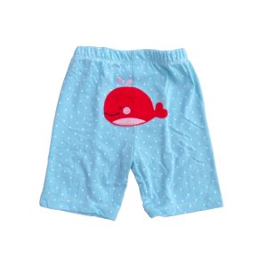 Dětské bavlněné kraťasy s nášivkou Velryba Dětské bavlněné kraťasy s nášivkou Velryba