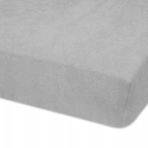 Dětské prostěradlo PRIMA na matraci 180x80 cm, froté, šedá Dětské prostěradlo PRIMA na matraci 180x80 cm, froté, šedá