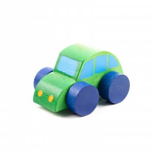 Dřevěná dětská hračka AUTÍČKO BEETLE zelené Dřevěná dětská hračka AUTÍČKO BEETLE zelené