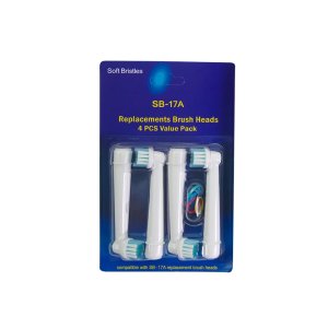 Náhradní hlavice na kartáčky Oral B - 4 kusy Náhradní hlavice na kartáčky Oral B - 4 kusy