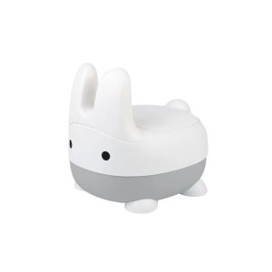 Nočník BUNNY, protiskluzové nožičky, bezpečný, stabilní, pohodlný při sezení, šedý Nočník BUNNY, protiskluzové nožičky, bezpečný, stabilní, pohodlný při sezení, šedý