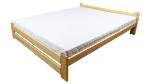 Postel z masivu Eda 120x200 cm, dvoulůžková, bez roštu Postel z masivu Eda 120x200 cm, dvoulůžková, bez roštu