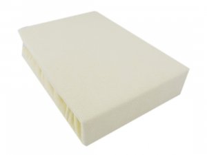 Prostěradlo Froté s gumkou 90x200 cm - krém Prostěradlo Froté s gumkou 90x200 cm - krém