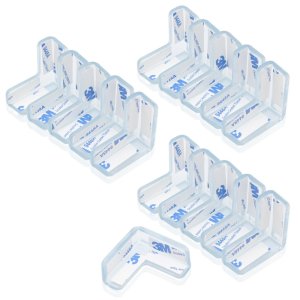 Sada 16 ks průhledné chrániče hran, nalepovací rohové chrániče Sada 16 ks průhledné chrániče hran, nalepovací rohové chrániče