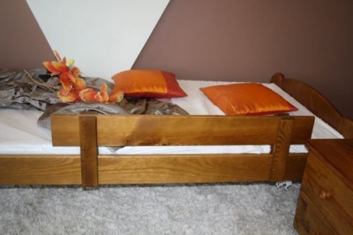Barierka na postel dřevěná - dub