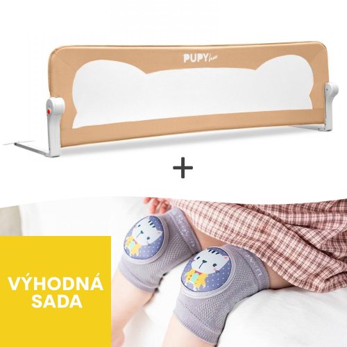 Bezpečnostní zábrana na postel + dětské nákoleníky