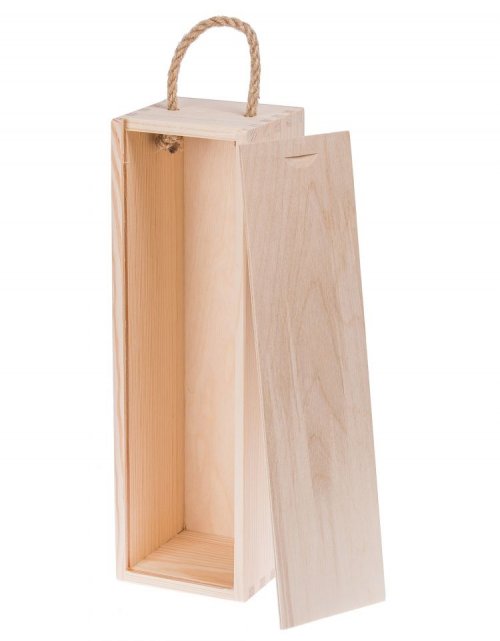 Dřevěná dárková kazeta na alkohol 36x11x11 cm
