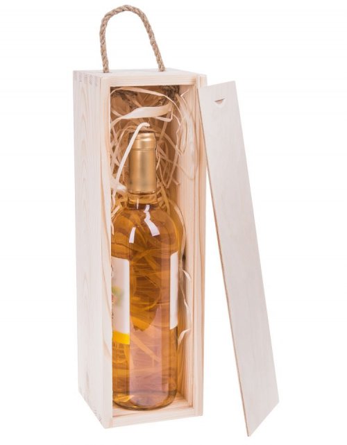 Dřevěná dárková kazeta na alkohol 36x11x11 cm