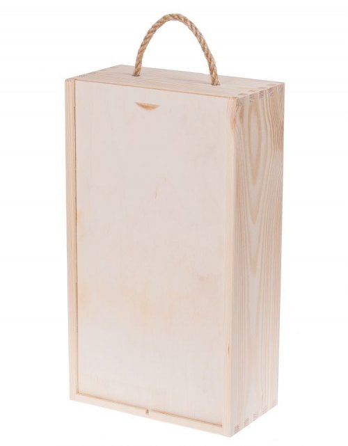 Dřevěná dárková kazeta na alkohol 36x20x11 cm