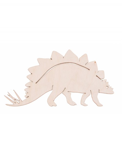 Dřevěná dekorace DINO 2, 16x8 cm