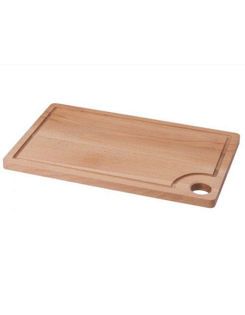 Dřevěná kuchyňská krájecí deska 34x22x1,8 cm
