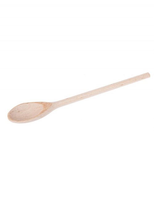 Dřevěná lžička na cukr 16 cm, světlý buk