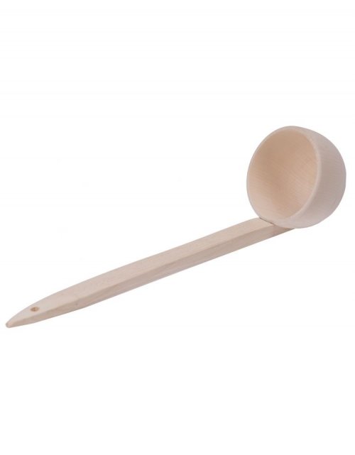 Dřevěná naběračka 45 cm, lípa