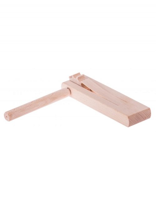 Tradiční dřevěná řehtačka 15 cm, bukové dřevo