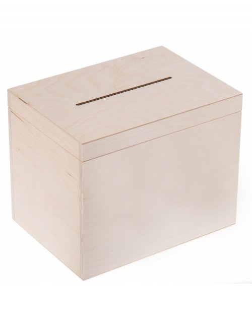 Dřevěná schránka na dopisy a přání 29x20x23 cm