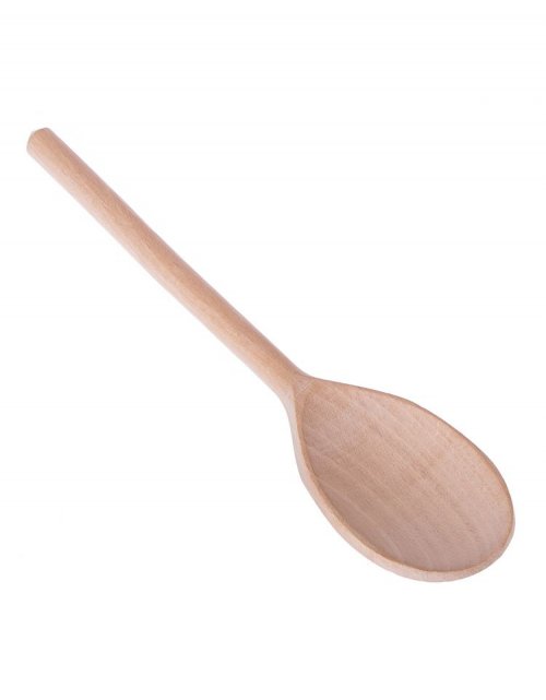 Dřevěná vařečka kulatá 25 cm, světlý buk