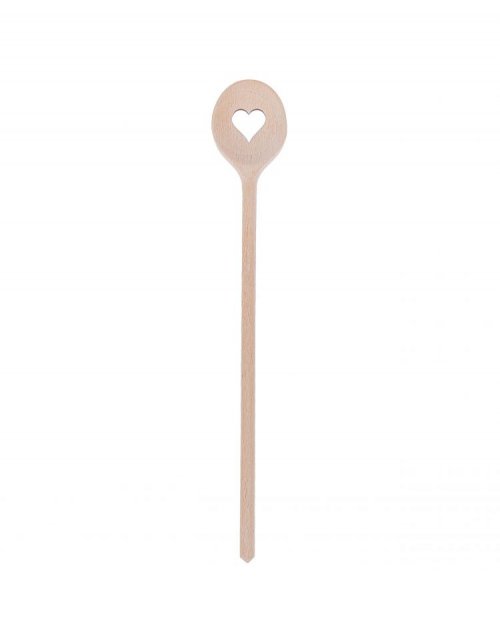 Dřevěná vařečka ozdobná 25 cm, bukové dřevo