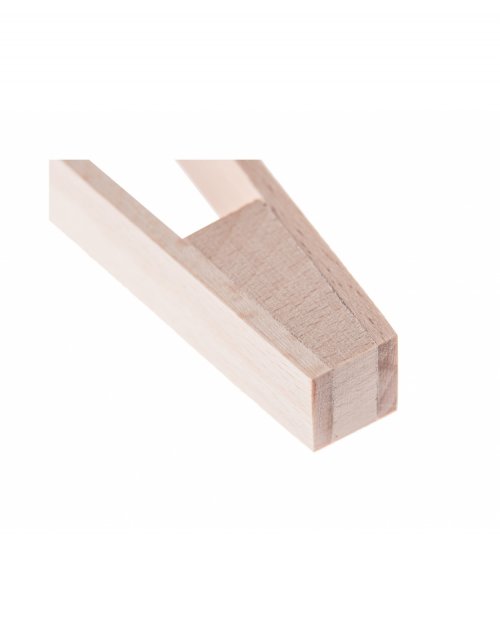 Dřevěné kuchyňské kleště 22 cm, přírodní bukové dřevo