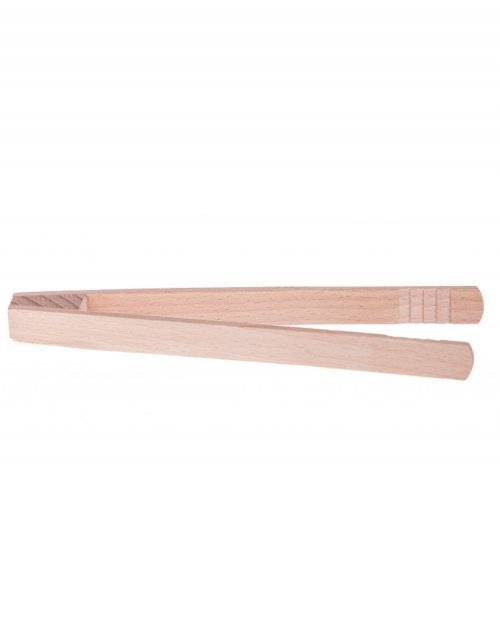 Dřevěné kuchyňské kleště 22 cm, přírodní bukové dřevo