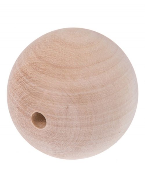 Dřevěné navlékací korálky ø1,5 cm, sada 10ks