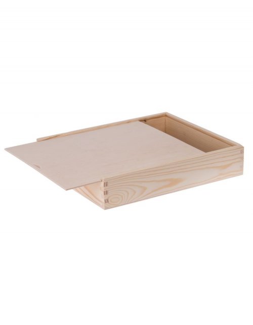 Dřevěný box na fotky 25x19x5 cm