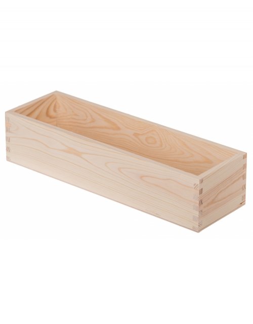 Dřevěný box na lahvové víno 36x11x8 cm