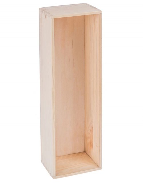 Dřevěný box na lahvové víno 36x11x8 cm