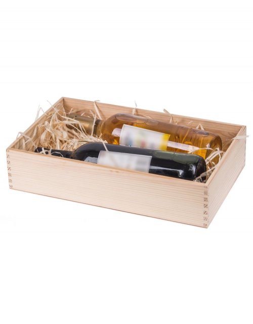 Dřevěný box na lahvový alkohol 36x22x8 cm