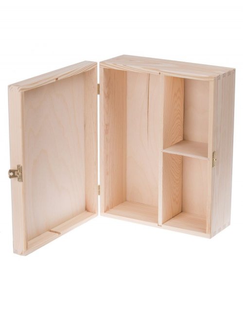 Dřevěný dárkový box na alkohol 30x23x11 cm