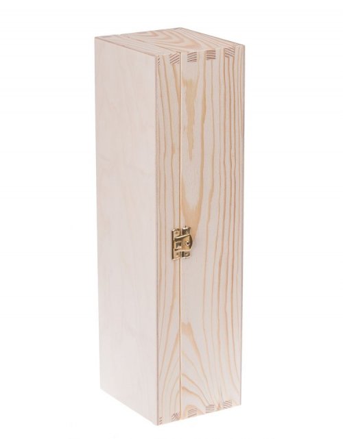 Dřevěný dárkový box na alkohol 36x11x10 cm, barva přírodní