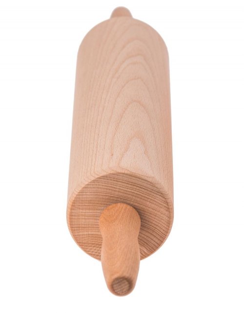 Dřevěný kuchyňský váleček na těsto ø8x53 cm, otočný