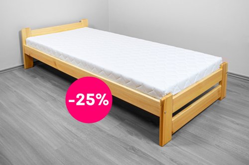 Jednolůžková postel z masivu Eda 80x200 cm