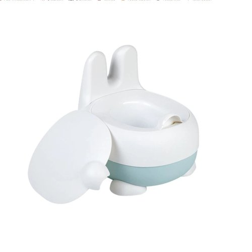 Nočník BUNNY, protiskluzové nožičky, bezpečný, stabilní, pohodlný při sezení, růžový