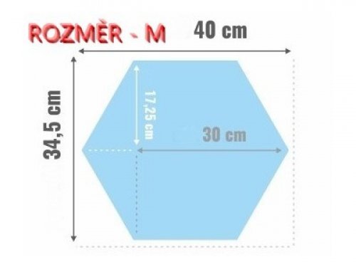Panel čalouněný Hexagon 3 cm - 02