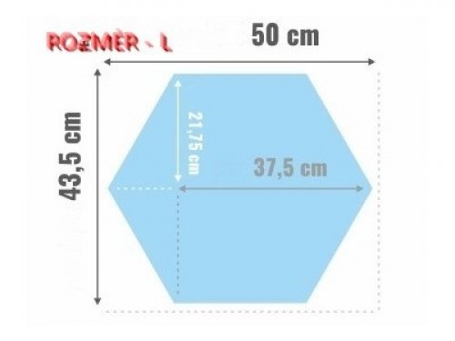 Panel čalouněný Hexagon 3 cm - 02