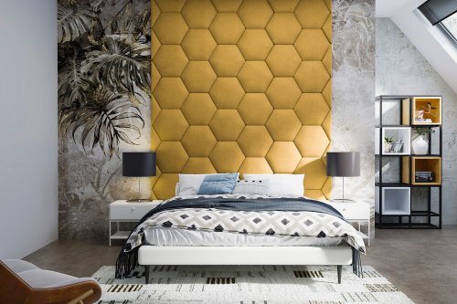 Panel čalouněný Hexagon 5 cm - 07