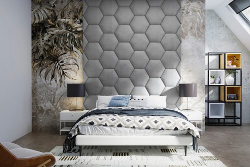Panel čalouněný Hexagon 5 cm - 17