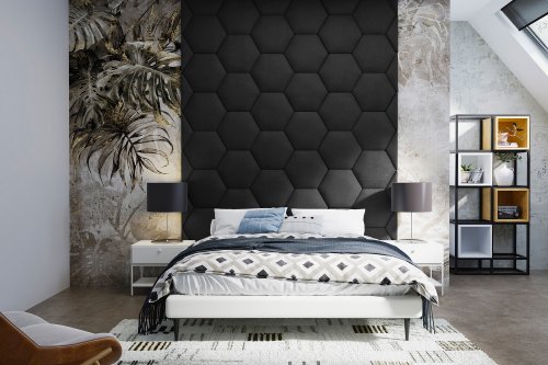 Panel čalouněný Hexagon 5 cm - 20