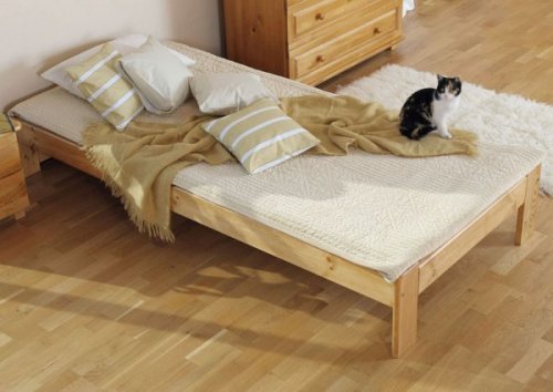 Postel Alex 90x200 cm + rošt olše