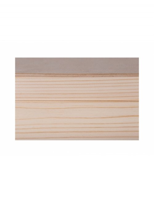 Přírodní dřevěná dárková krabička 40x30x13,5 cm