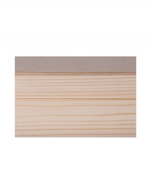 Přírodní dřevěná krabička 16x16x10,5 cm