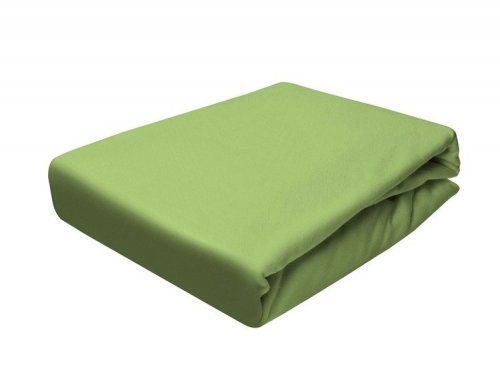 Prostěradlo LUX 180x80 cm jersey, zelená
