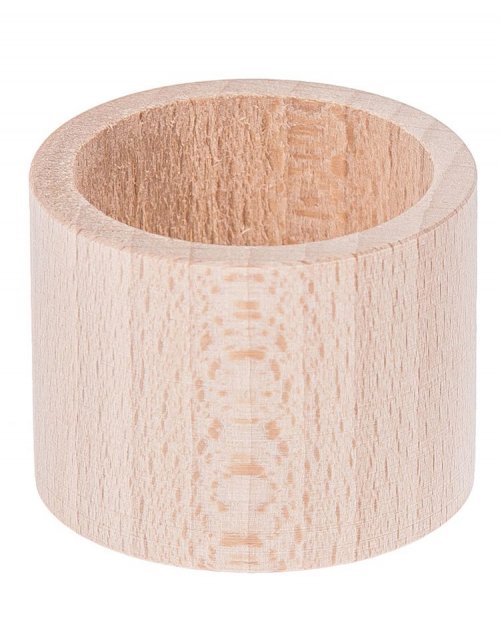 Stojánek na ubrousky přírodní kulatý ø4 cm, bukové dřevo
