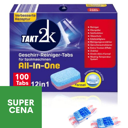 Tablety do myčky 100 ks (2,29 Kč/ks)