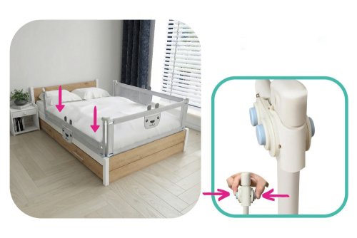 Zábrana na postel Teddy 180 cm