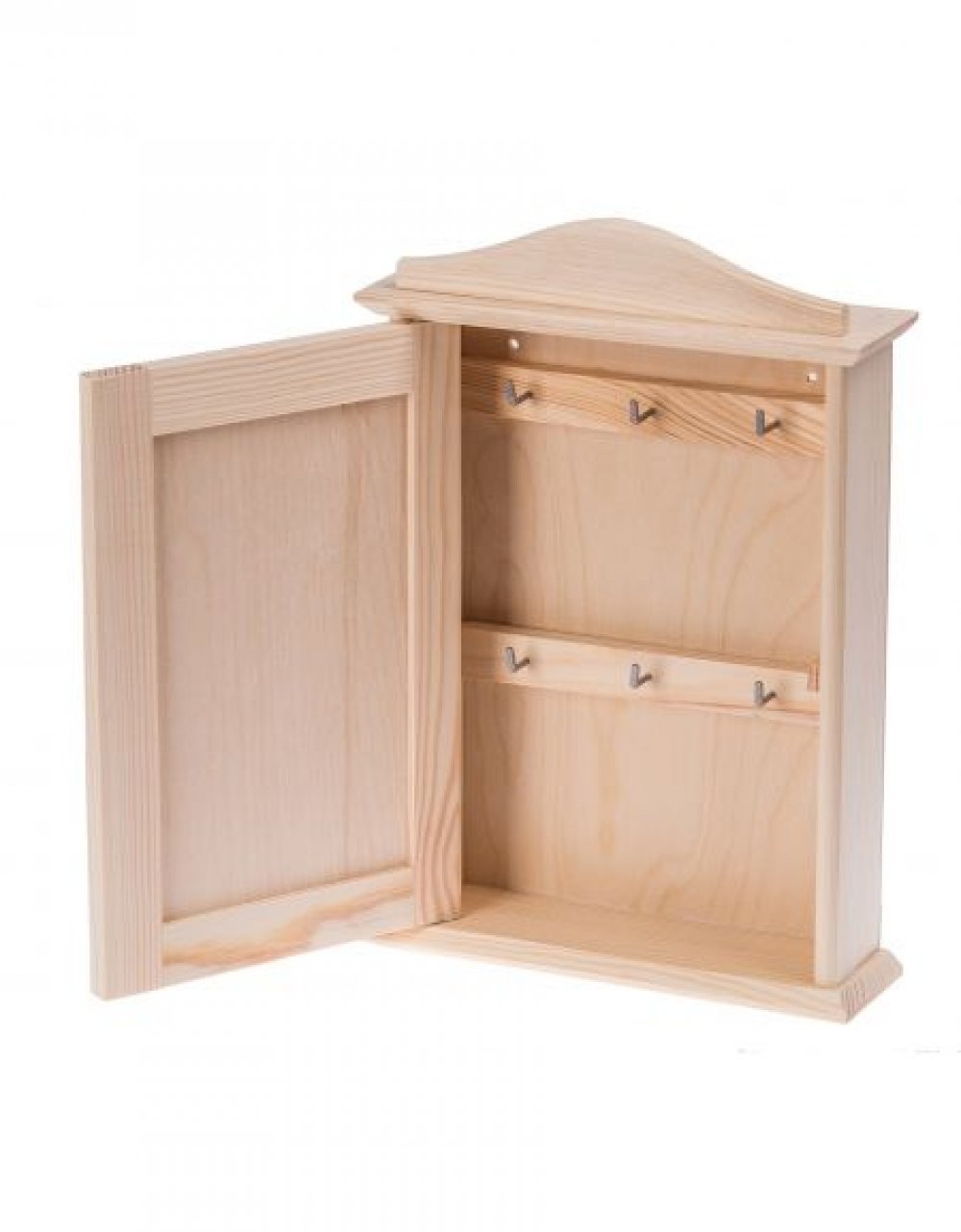 Dřevěná skříňka na klíče 30x20x6 cm, borovice Dřevěná skříňka na klíče 30x20x6 cm, borovice