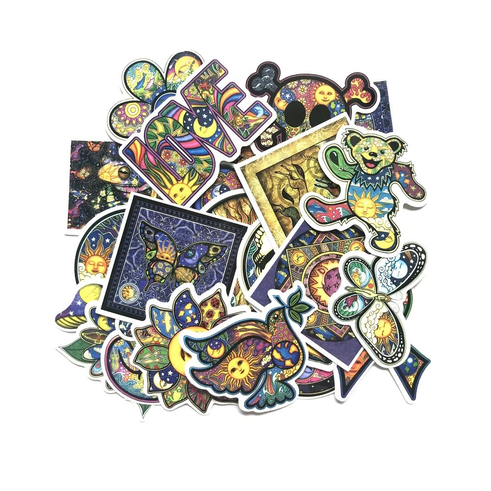 25 ks barevných samolepek na skateboard, snowboard, notebook, kytaru, ap., materiál vinyl, laminovaný povrch, odolné vůči vyblednutí, voděodolné. ASTRO STICKERS 25 ks barevných samolepek na skateboard, snowboard, notebook, kytaru, ap., materiál vinyl, laminovaný povrch, odolné vůči vyblednutí, voděodolné. ASTRO STICKERS